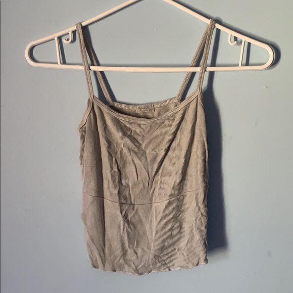 Mint Green/Pale Blue Brandy Melville Crop Tank top - Picture 2 of 2